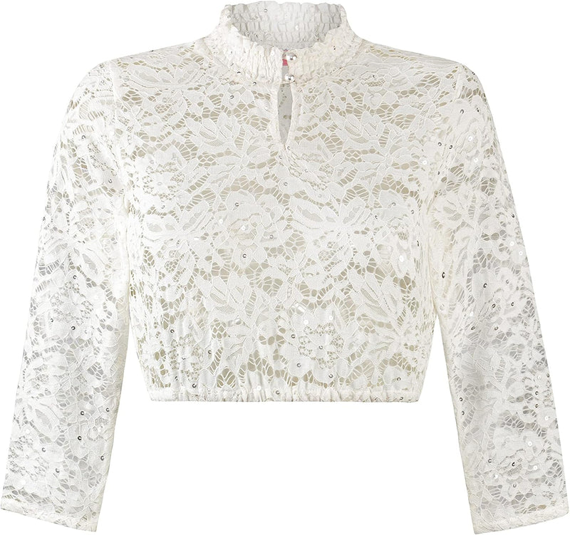 Stockerpoint Damen Deliane Bluse 36 Creme, 36 Creme