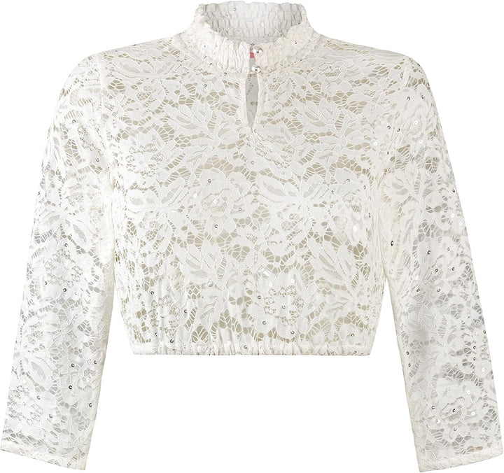 Stockerpoint Damen Deliane Bluse 40 Creme, 40 Creme