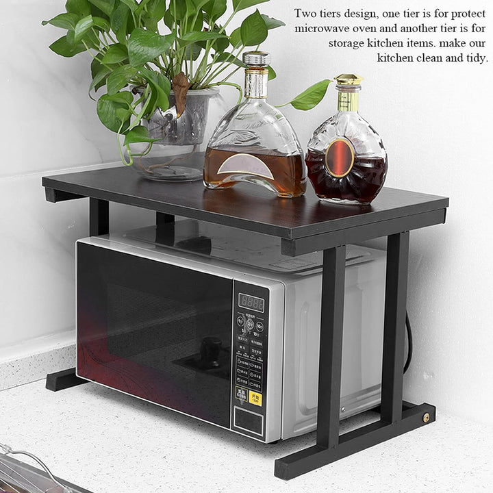 Cocoarm Mikrowelle Regal Mikrowellenständer für Küche und Arbeitsplatte Mikrowellenhalter Küchenrega