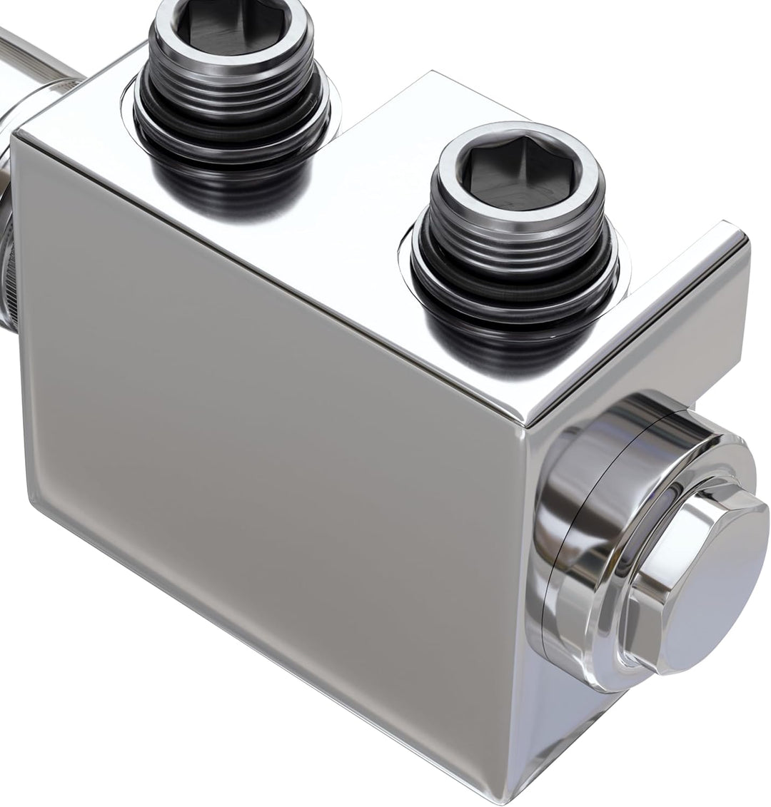 VILSTEIN® Universal Heizkörperanschluss Set [MIT THERMOSTAT] - Multiblock Anschluss für Heizung - Zw