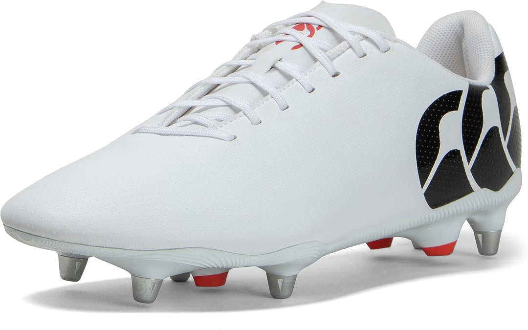 Canterbury Herren Speed Raze Stiefel 41.5 EU Weiss, 41.5 EU Weiss