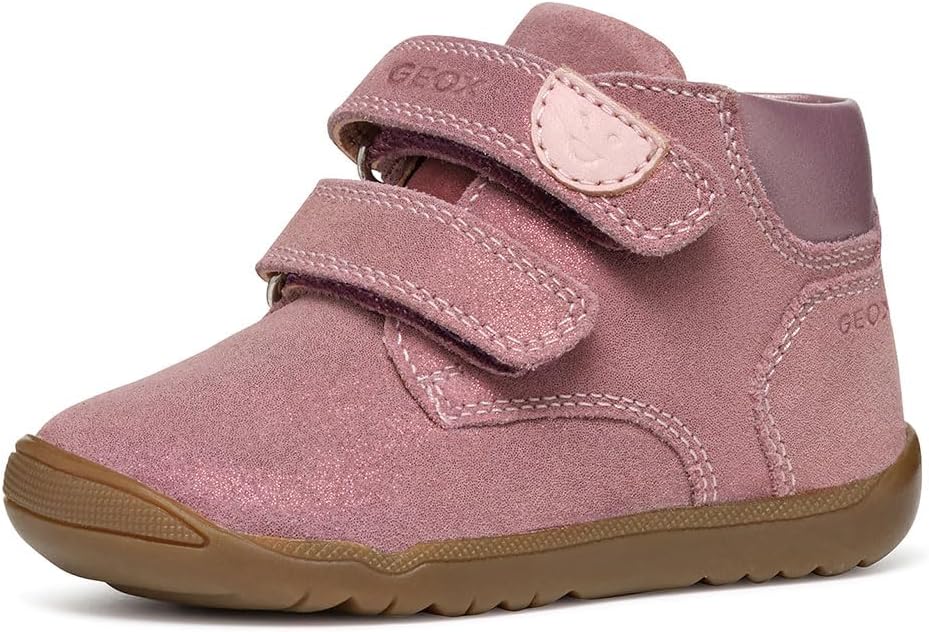 Geox Baby - Mädchen B Macchia Girl CSneaker 18 EU Rose, 18 EU Rose