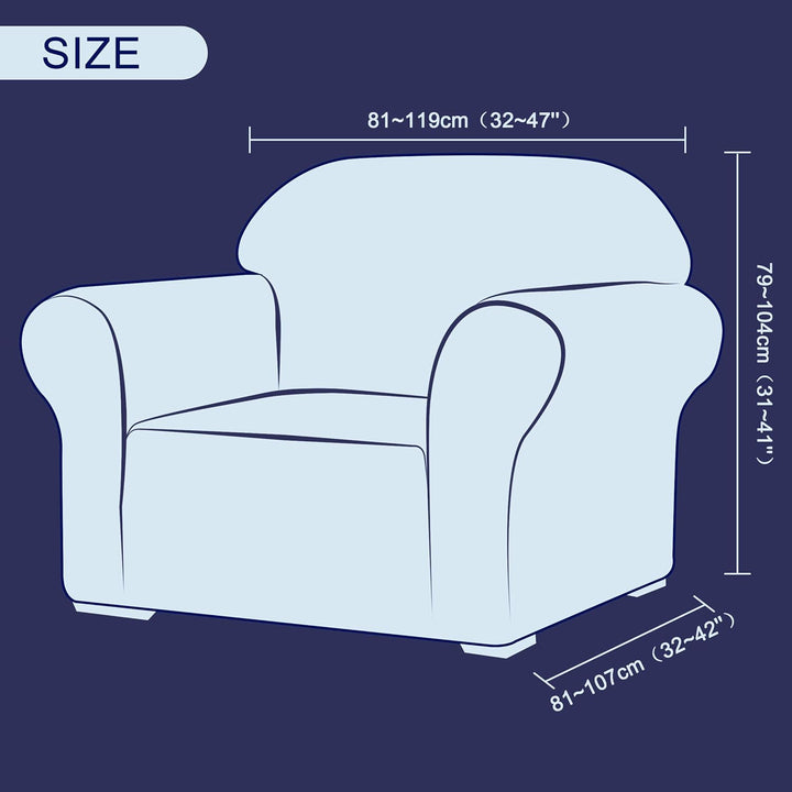 subrtex Weicher Stretch-Sofabezug, 1 Stück, Bedruckt, waschbar, Stuhl, Möbelschutz, elastische Couch