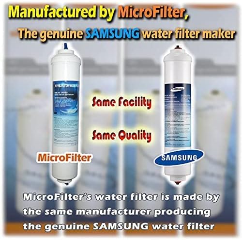 MICROFITER DA2010CB,DA29-10105J, Inline-Wasserfilter, NSF42 Certified,Compatible mit Samsung DA29-10