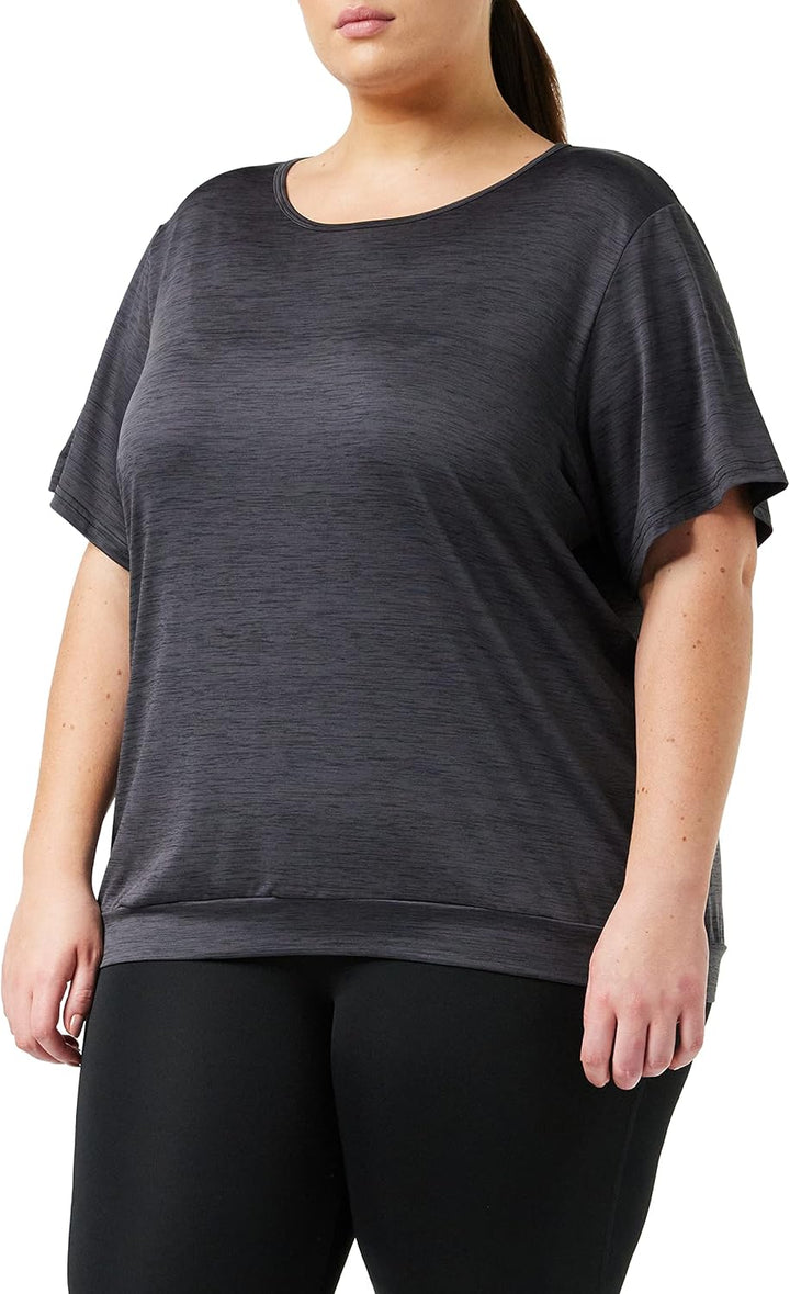 ENERGETICS Damen Jewel Ii WMS T-Shirt 50 Melange/Schwarz, 50 Melange/Schwarz