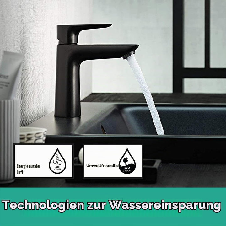 hansgrohe Wasserhahn Talis E CoolStart (Armatur mit Auslauf Höhe 110mm), Einhebel-Waschtischmischer