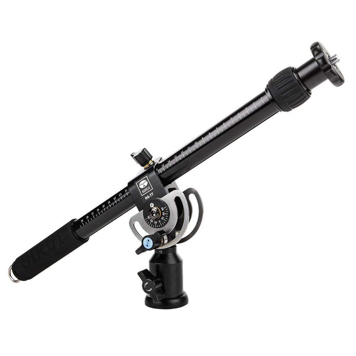 Sirui HA-77 Teleskop-Auslegearm (Horizontalarm 77 cm mit Lasthaken, Belastbar bis 5 kg) schwarz