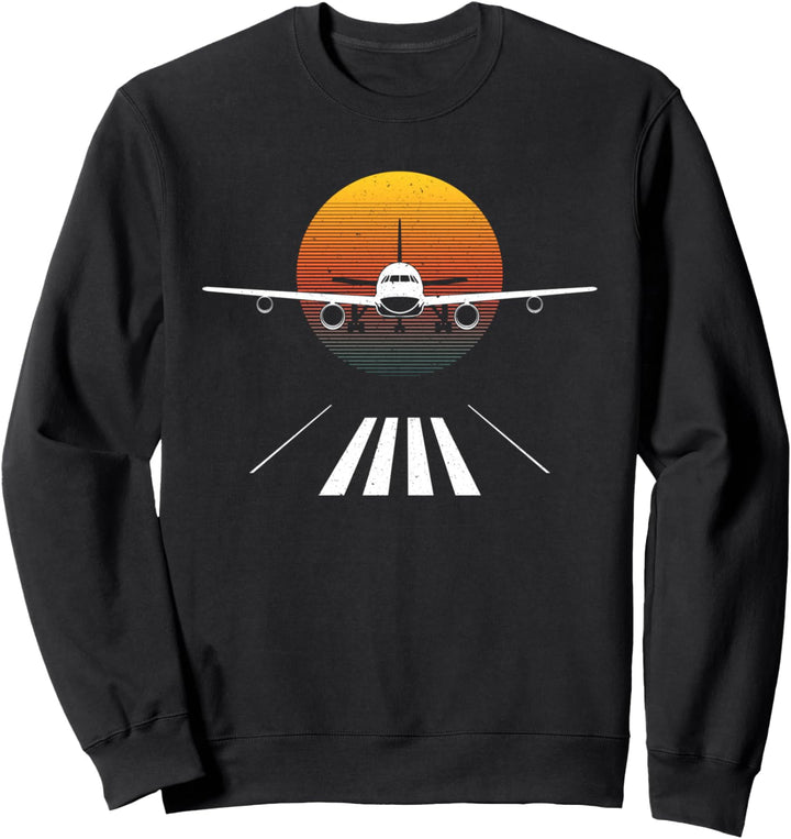Pilot Flugzeug Flughafen Luftfahrt Flying Raumfahrt Flieger Sweatshirt
