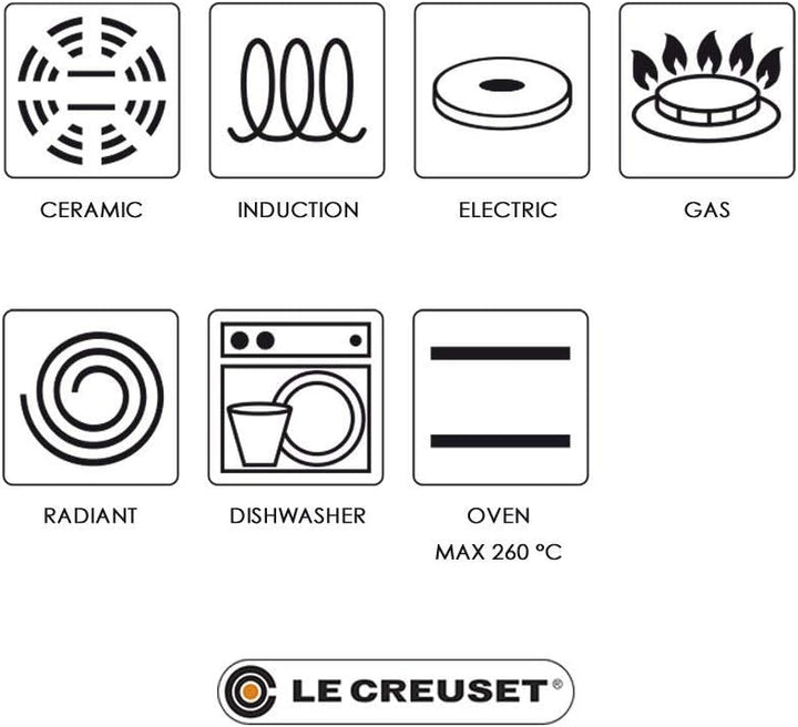 Le Creuset Signature Sossentopf mit Deckel und Hilfsgriff, Rostfreier 3-ply Edelstahl, 3-Ply, Ø 20 c