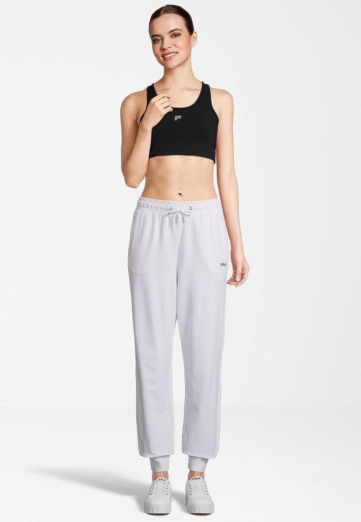 FILA Damen Balimo High Waist Freizeithose, Bright White