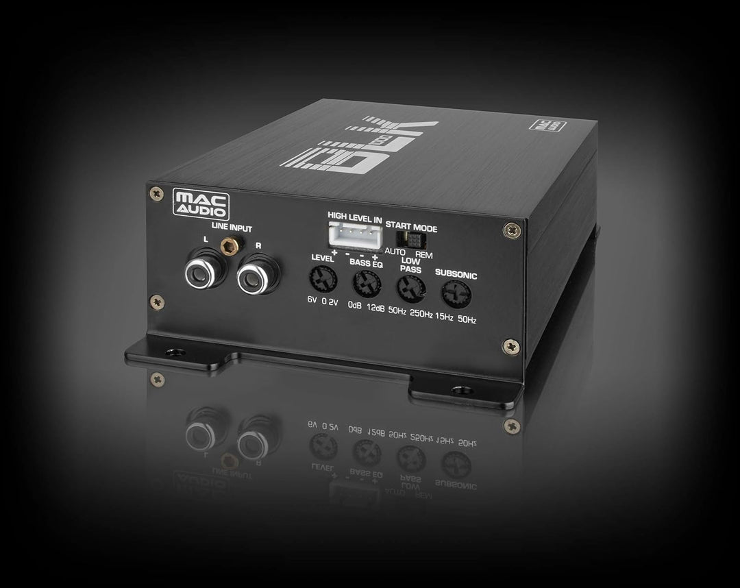 Mac Audio BLK 1000, 1-Kanal-Class-D Mini-Verstärker Mono, Mono