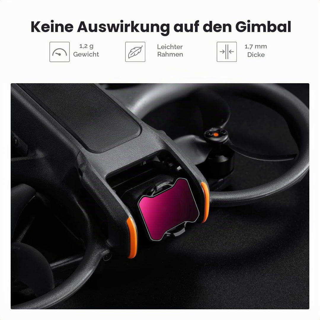 K&amp;F Concept Filter ND/PL Filterset für AVATA 2, ND/PL Filterset