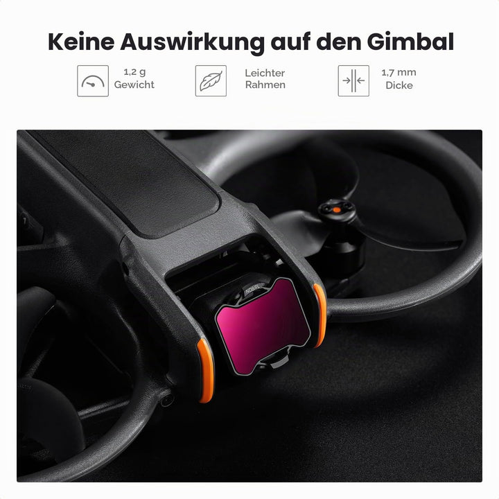 K&amp;F Concept Filter ND/PL Filterset für AVATA 2, ND/PL Filterset