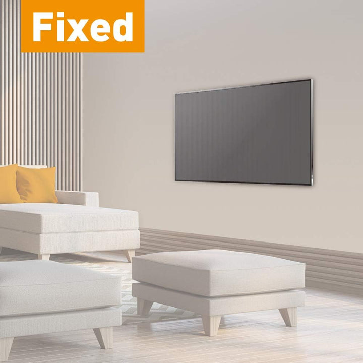 Barkan TV Wandhalterung, 13-90 Zoll Feste flach & Curved Fernseher TV Halterung, hält bis 60Kg, pate
