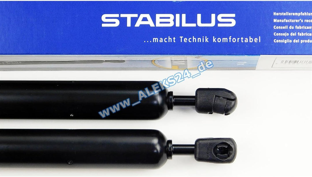 2x STABILUS LIFT-O-MAT LIFTER GASFEDER DÄMPFER HECKKLAPPENDÄMPFER *VERSTÄRKT* 2417BT