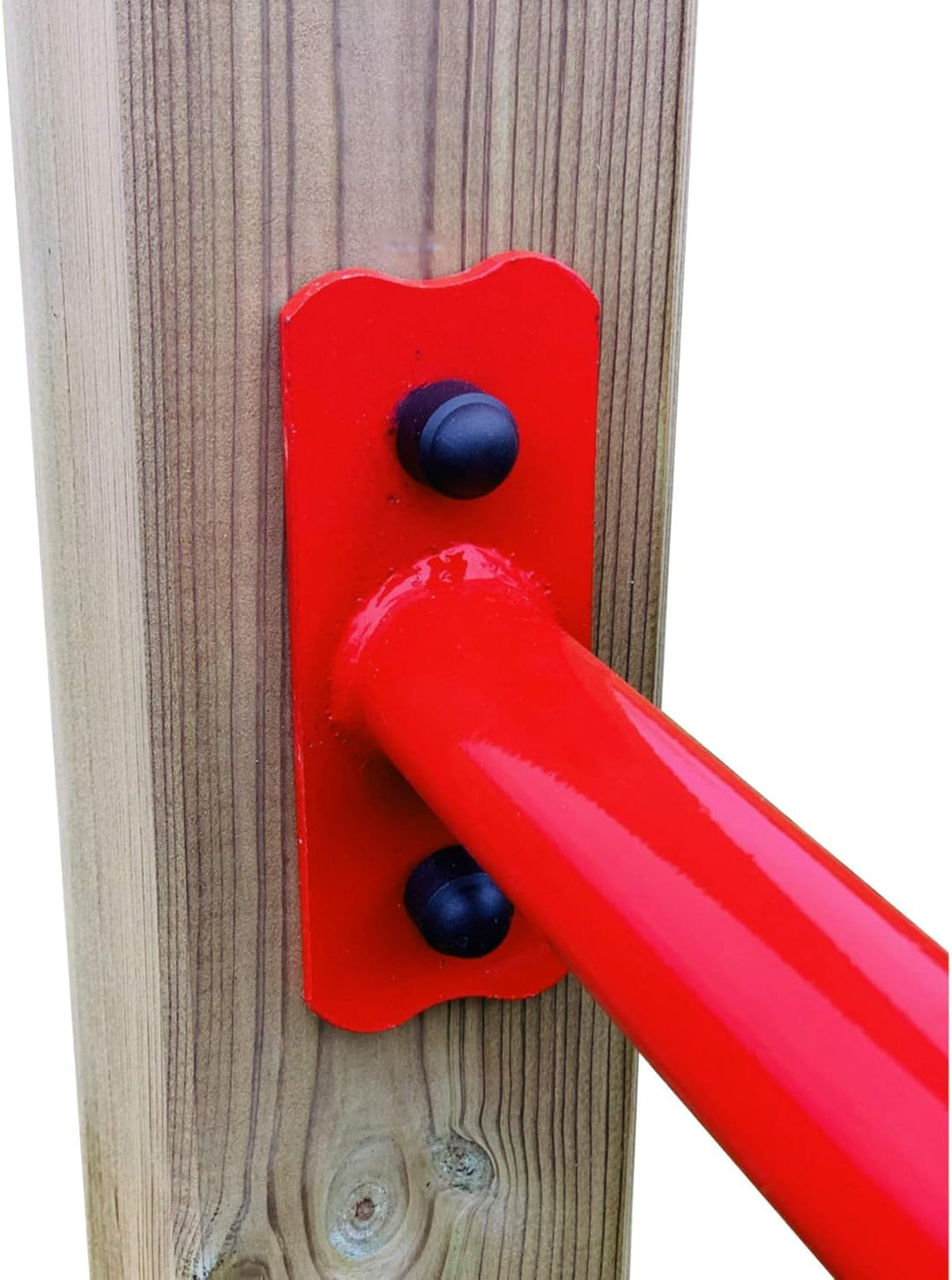Loggyland Reckanlage, Turnreck, Reck, Metallreck, Kinderreckanlage (Kreuzpfosten-90cm, rot) Kreuzpfo