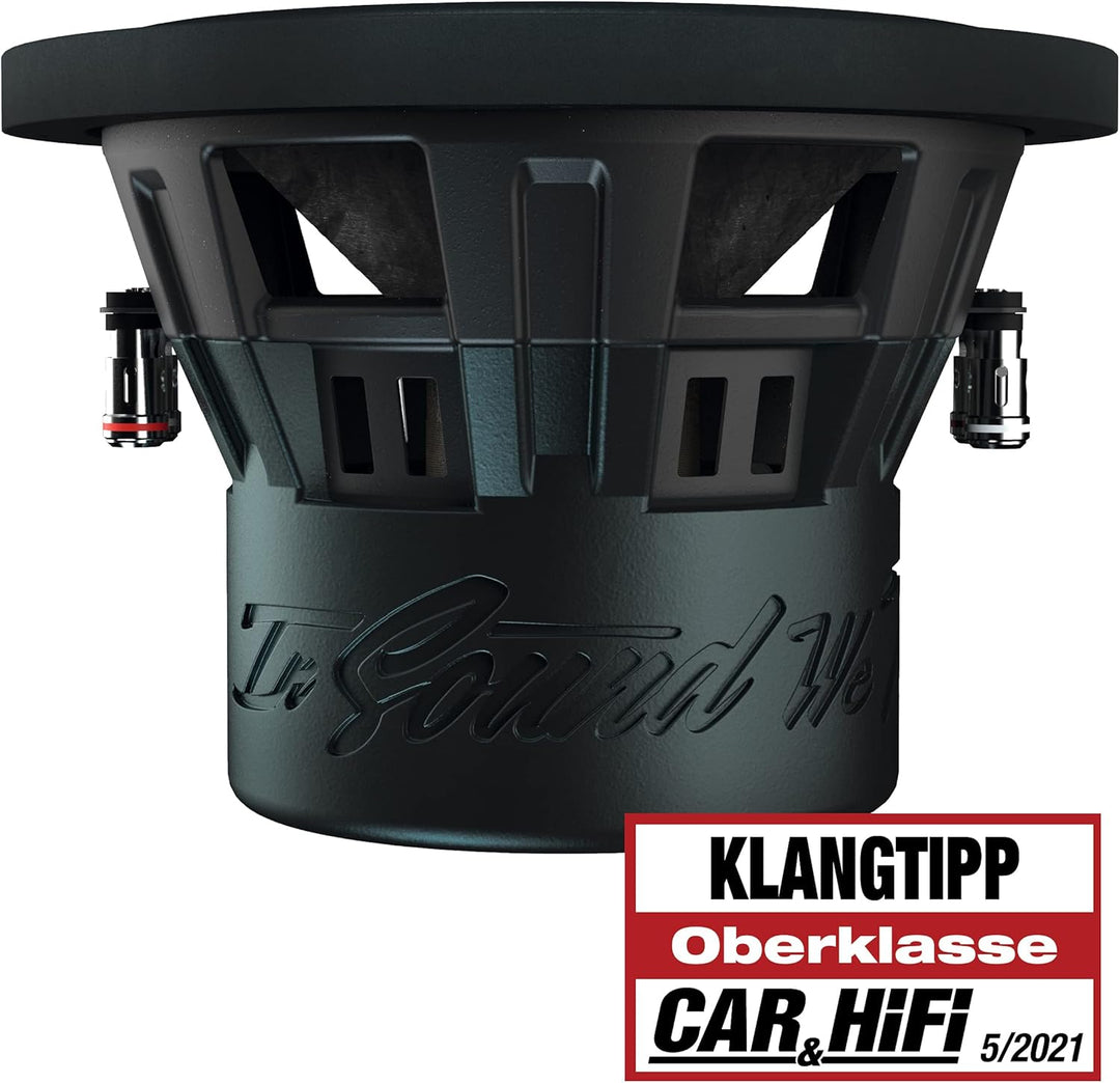 ETON PW 8: Kräftiger 20 cm / 8 Zoll Langhub Woofer, Bass fürs Auto, Bass Lautsprecher mit Ferritmagn