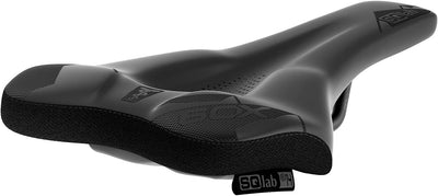 SQlab Unisex – Adult's 6ox Ergowave Active 2.1 MTB Gravity & E-Performance Bicycle Saddle 14 cm Schw