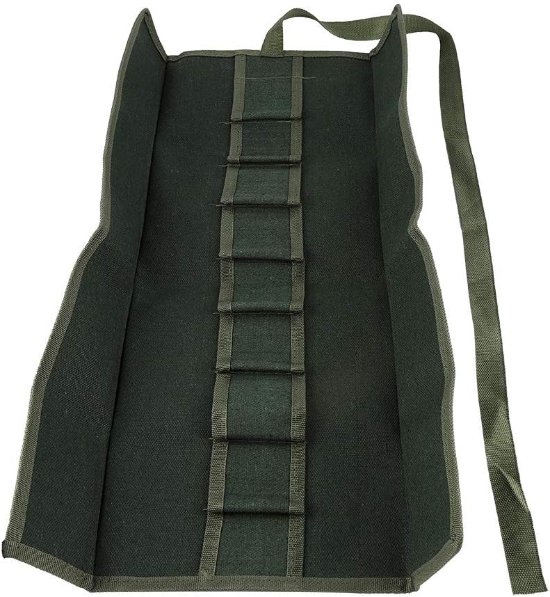 Cyrank Canvas Garden Tools Pouch, japanische Bonsai Tools Storage Package Roll Bag Canvas Tool Set C