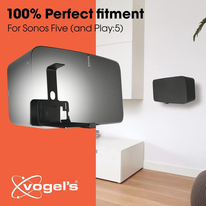 Vogel's SOUND 3205 Universelle Lautsprecher Wandhalterung, Max. 6,5kg, Bis zu 10° neigbar, Schwenkba