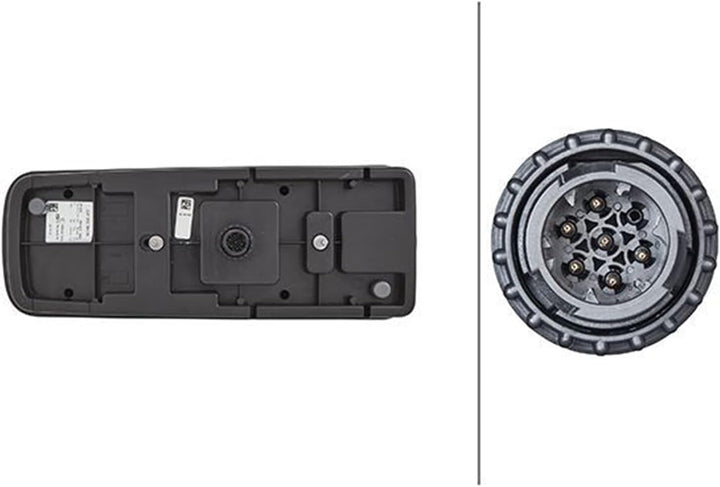 HELLA - Heckleuchte - Truck Full LED - LED - 24V - 2VP 012 381-361 Standard Ausführung rechts DIN St