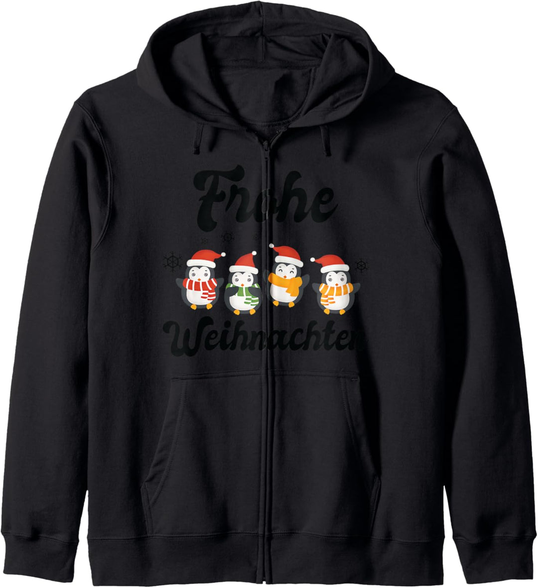 Weihnachten Weihnachtsmann Pinguine Kapuzenjacke