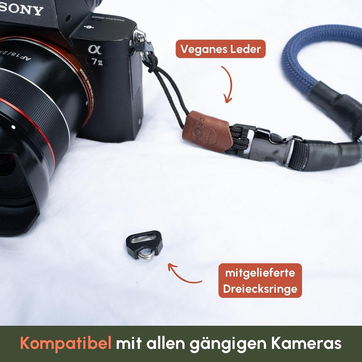 C-Rope Kamera Handschlaufe The Loop aus Kletter-Seil mit Schnellverschluss (Kameragurt handgefertigt