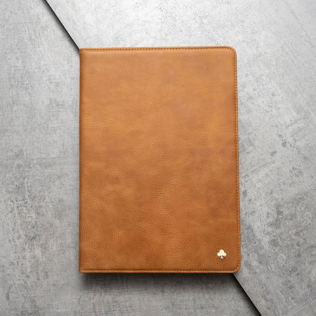 Porter Riley - Lederhülle für iPad Mini 6 (2021) 8,3 Zoll. Premium Echtleder Standhülle/Cover/Flip (