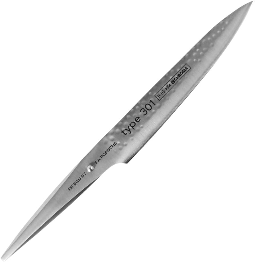 Chroma Type 301 Messerset, Tranchiermesser, Santoku, Schälmesser, Design By F.A. Porsche, P529HM