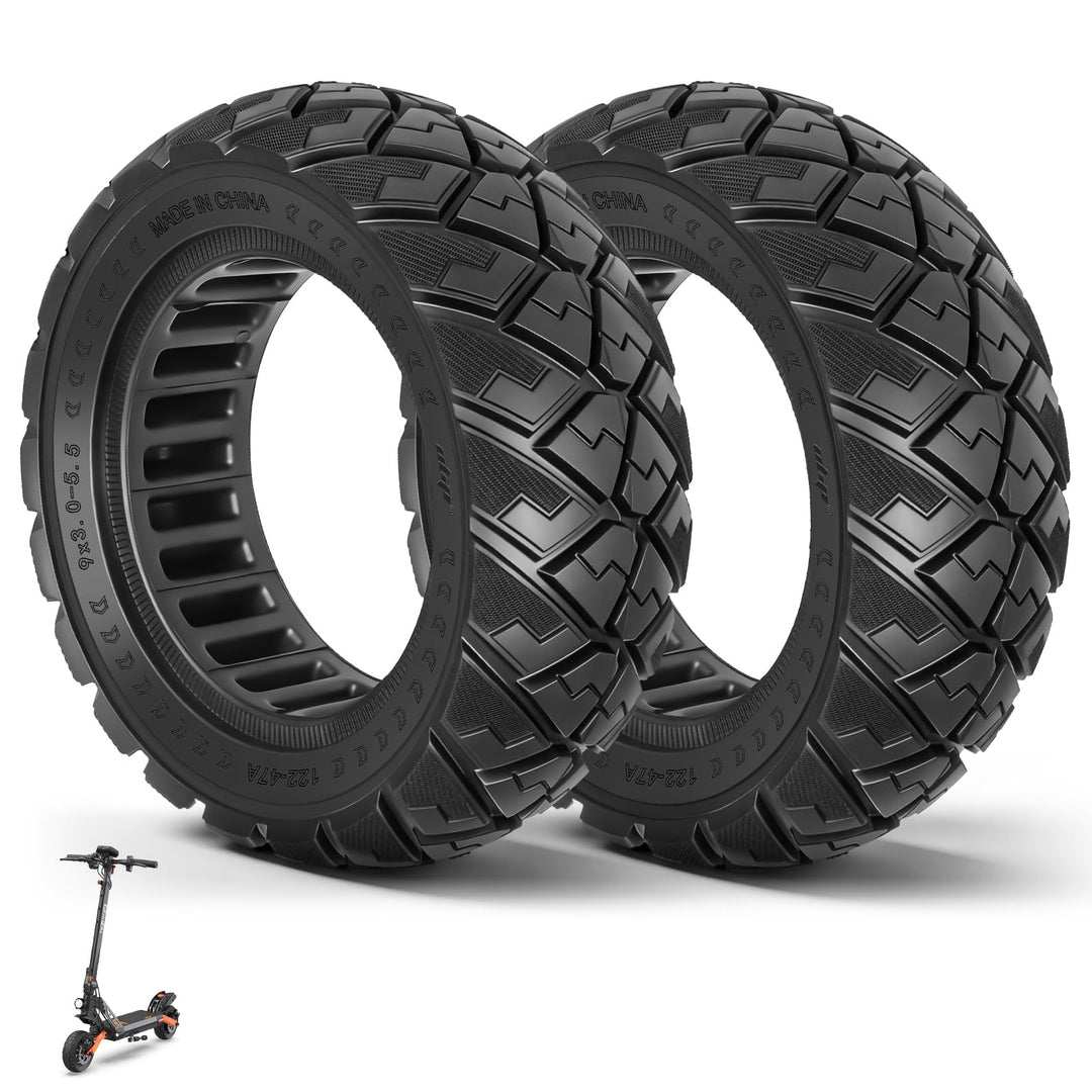9x3,0-5,5 Vollreifen für Kukirin G2 pro, Zero 10X, Dualtron Eagle Pro Elektroroller Ersatzreifen Vol
