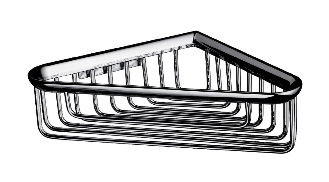 Emco 354500105 Eck-Schwamm, korb System 2 176 x 176 x 60 mm, verchromt, Sonstige, Silberfarben
