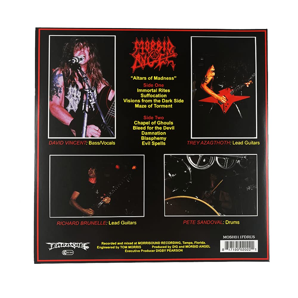 Altars of Madness, Vinyl