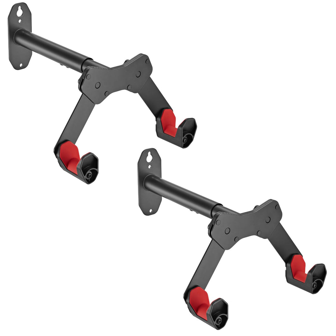 HOKO-VELO 25 2er set verstellbare Fahrrad Wand Halterung/Rahmenhalter mit Silikon-Schutz als Geschen