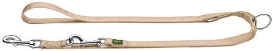 HUNTER Verstellbare Hundeführleine, Farbe: petrol, 3-fach verstellbar, robustes Nylon, pflegeleicht,