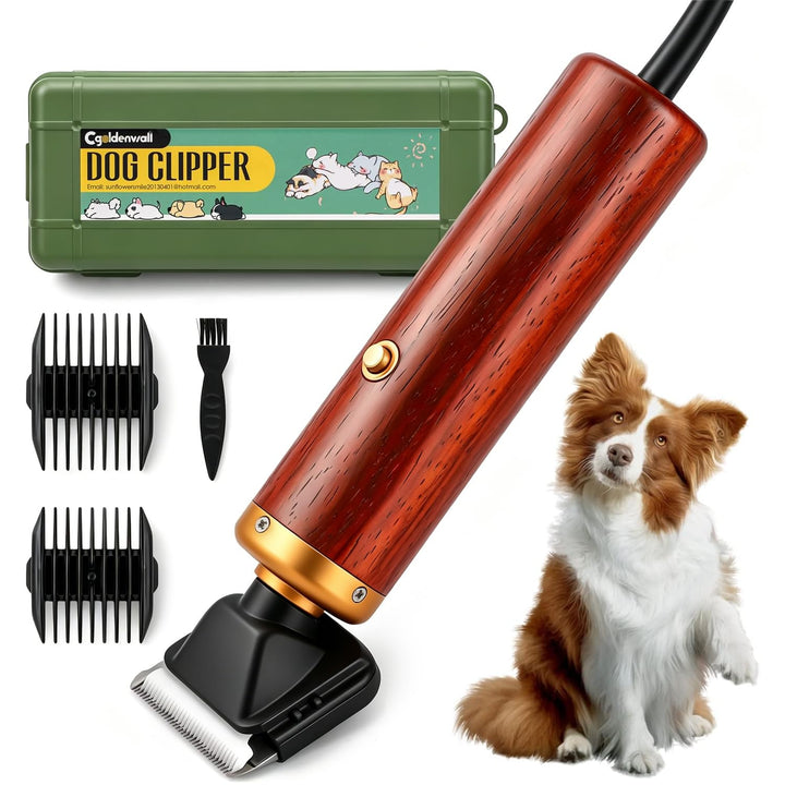 CGOLDENWALL Hundeschermaschine Leise Profi 55W, Geräusch- Und Vibrationsarm Katze Tierhaarschneider,