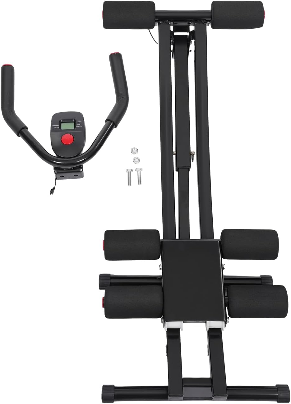 Bauchmuskeltrainer Bauchtrainer für Zuhause, Bauch Trainingsgerät Klappbar Bauchmuskeltraining Gerät