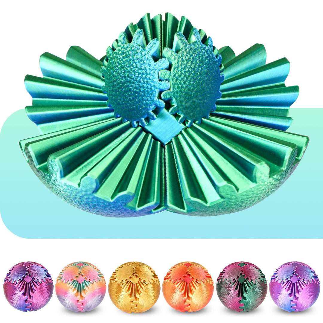 Gear Ball Fidget Spielzeug Steampunk Zahnrad Kugel Stressabbau Sensorisches Spielzeug autistische Ki