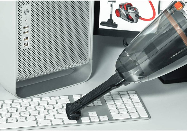 Clatronic Handstaubsauger | Nass-Trocken-Akkusauger | permanent Staubfilter (auswaschbar) | 16,8 Wat