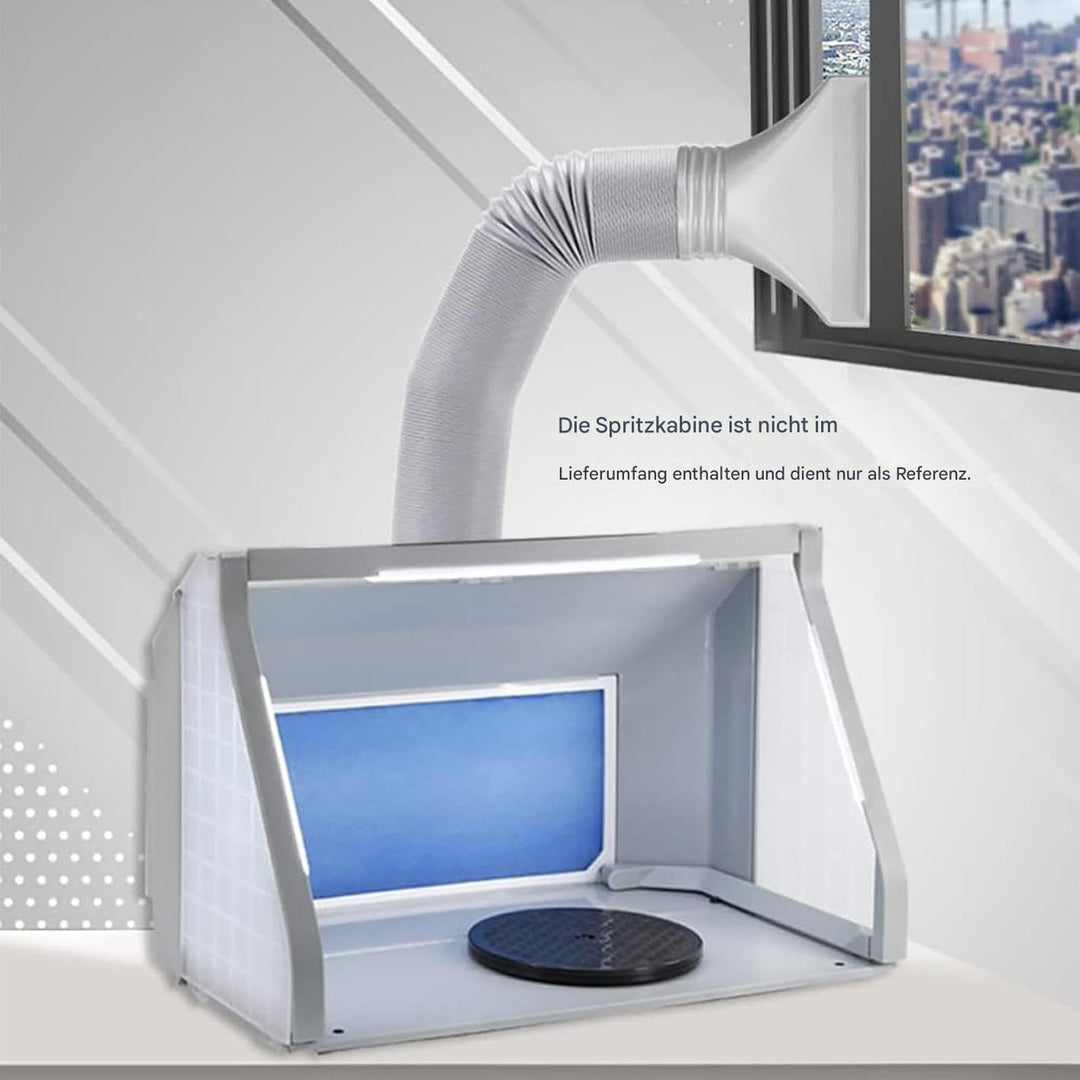 Fensterabluftanschluss, Abluftschlauch KlimageräT Fenster, schlankes 2 cm Profil für Kippfenster – i