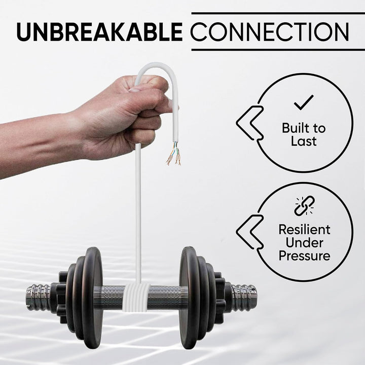 Mr. Tronic 50m Ethernet Netzwerkkabel Cat 5E, LAN Netzwerkkabel Für Schnelle & Zuverlässige Internet