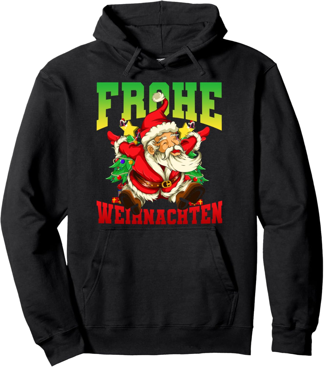 Lustiges Weihnachtsmann Motiv Geschenk Weihnachten Pullover Hoodie