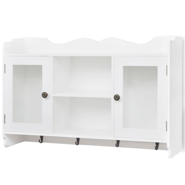 vidaXL Wandschrank Küchenschrank Landhaus Bücher/DVD/Gläser Schrank Regal MDF