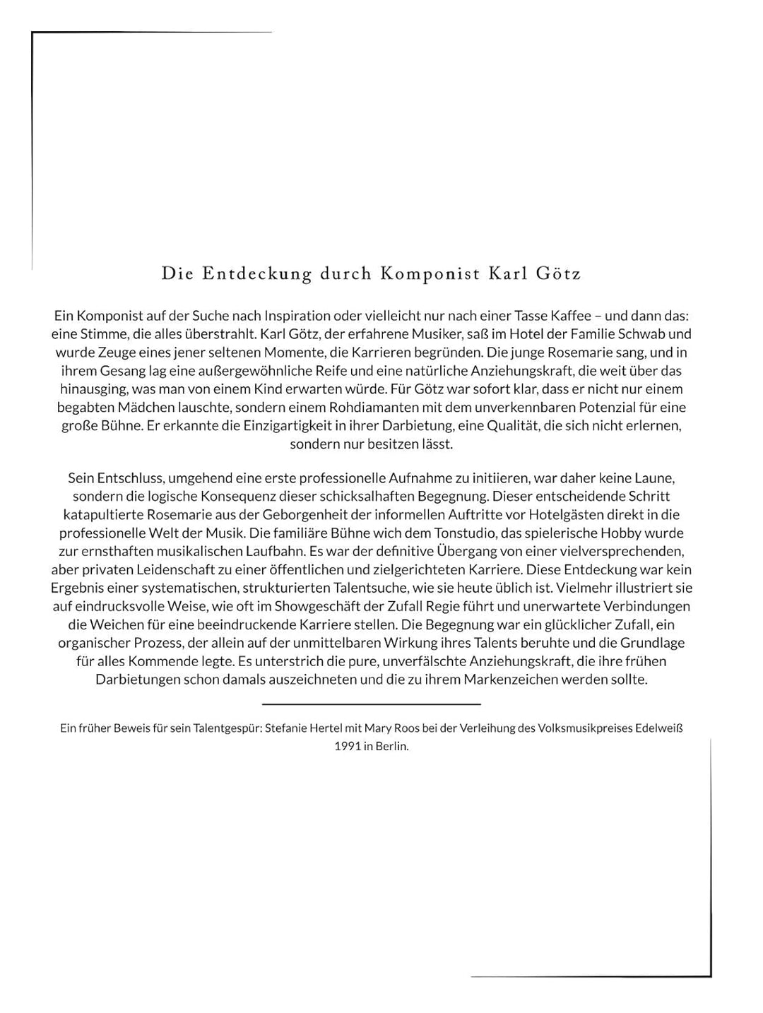 Die Biografie über Mary Roos: Schlager mit Klasse. Komplett in Farbe, Taschenbuch