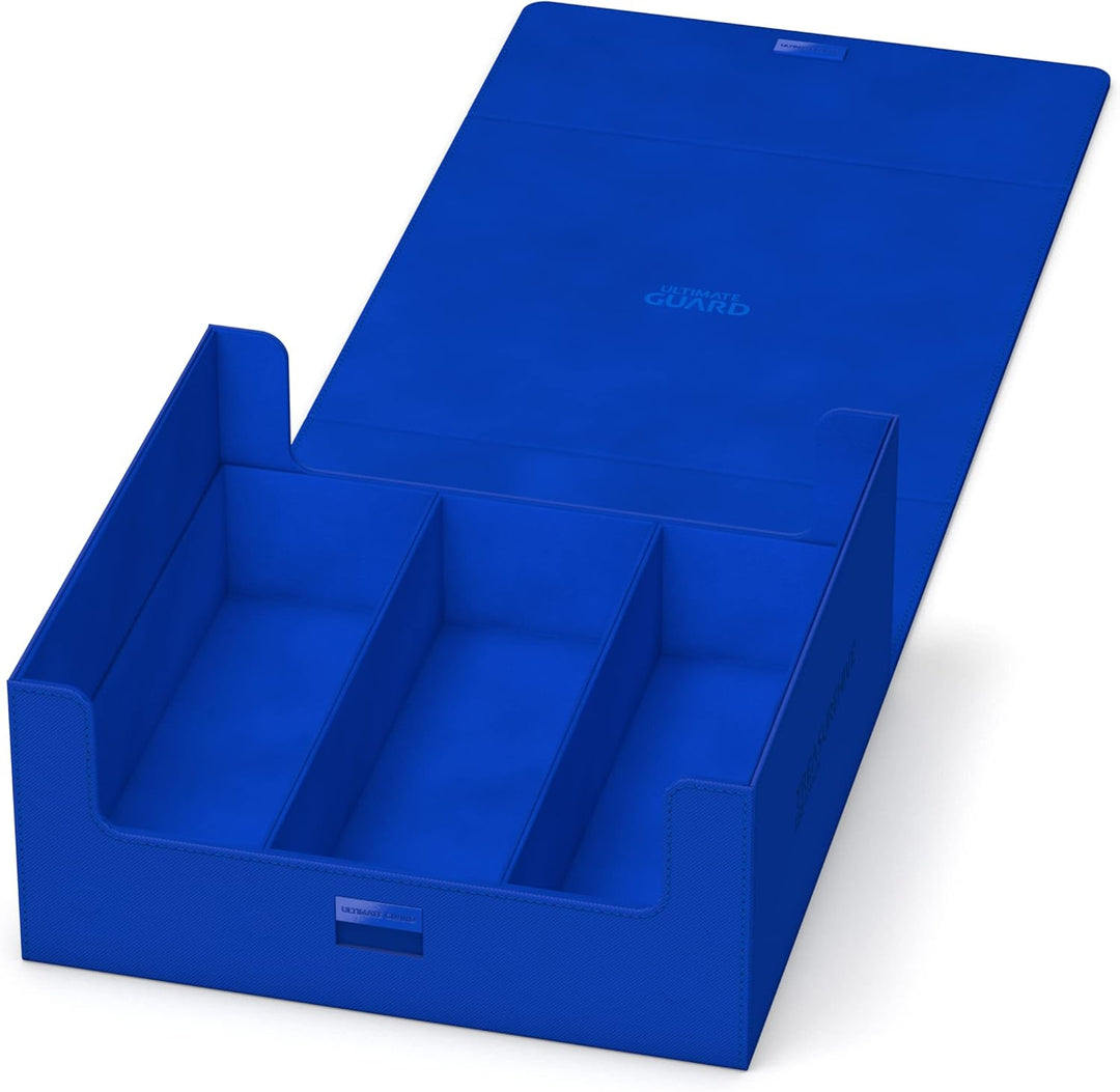 Ultimate Guard Unisex-Adult Treasurehive 90+ Xenoskin Kartenbox 252 x 252 x 125 mm Blau, 252 x 252 x