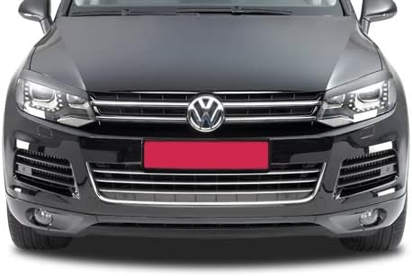 CSR-Automotive Scheinwerferblenden Kompatibel mit/Ersatz für VW Touareg II (Typ 7P) SB085-L