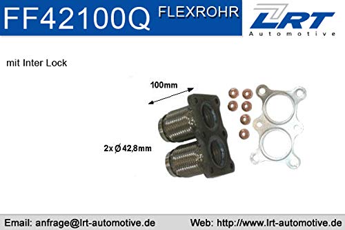 LRT FF42100Q Reparaturrohr, Katalysator