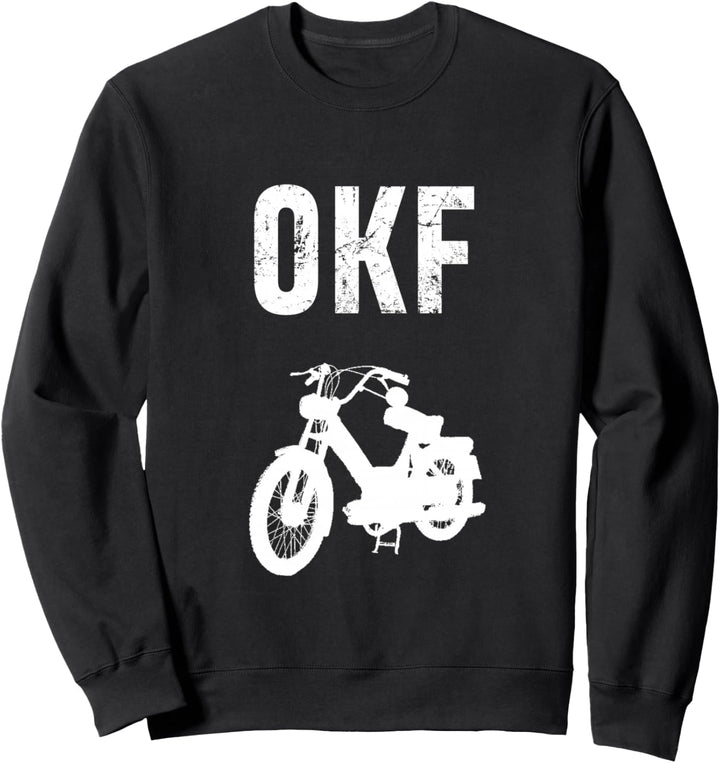 Moped Dorf spekulieren fahren Ortskontrollfahrt OKF Sweatshirt