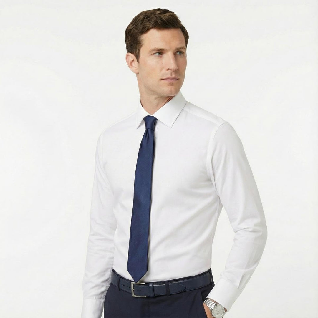 BELTINGER Hochwertiger Anzuggürtel aus Vollrindleder 3,0 cm | Bombierter Ledergürtel Herren 30mm | B