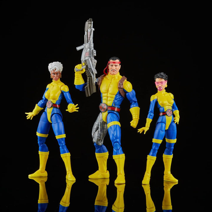 Marvel Legends Series Forge, Storm & Jubilee X-Men 60th Anniversary Actionfiguren-Set, 15,2 cm Actio