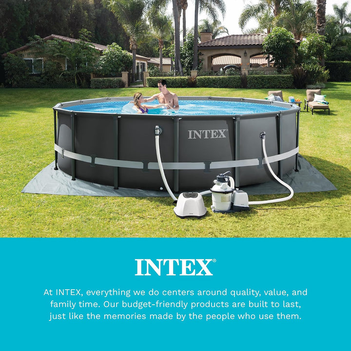 Intex Schlauch- und Muttern-Set aus Kunststoff für Pumpe, Grau, 29060E, 1 Stück 1-Pack, 1-Pack